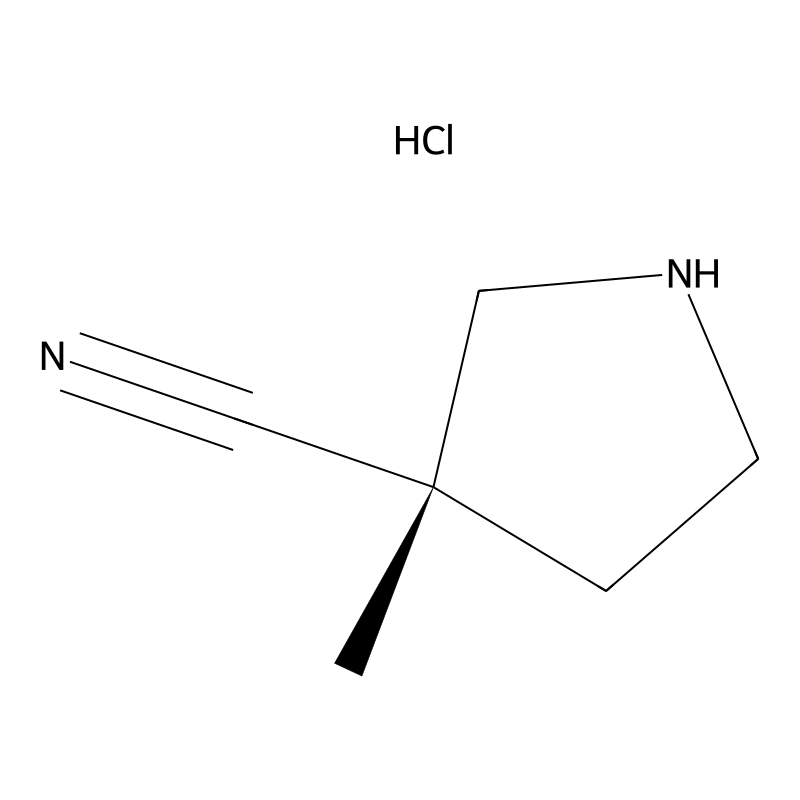 (S)-3-Methylpyrrolidine-3-carbonitrile hydrochlori...