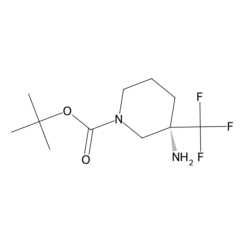 tert-butyl (3S)-3-amino-3-(trifluoromethyl)piperid...