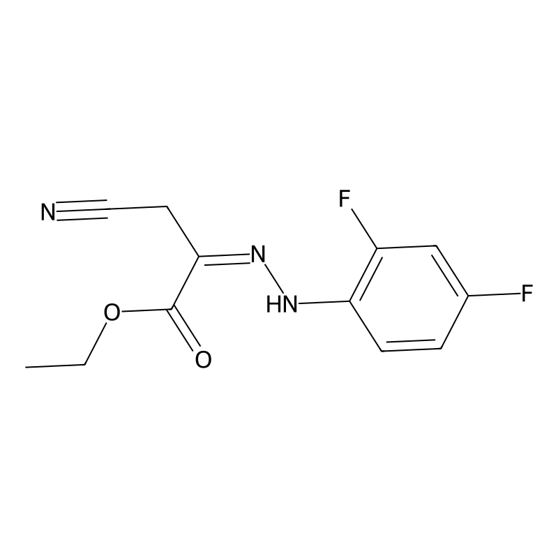 ethyl (2Z)-3-cyano-2-[(2,4-difluorophenyl)hydrazin...