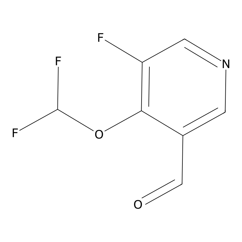 4-Difluoromethoxy-3-fluoro-5-formylpyridine
