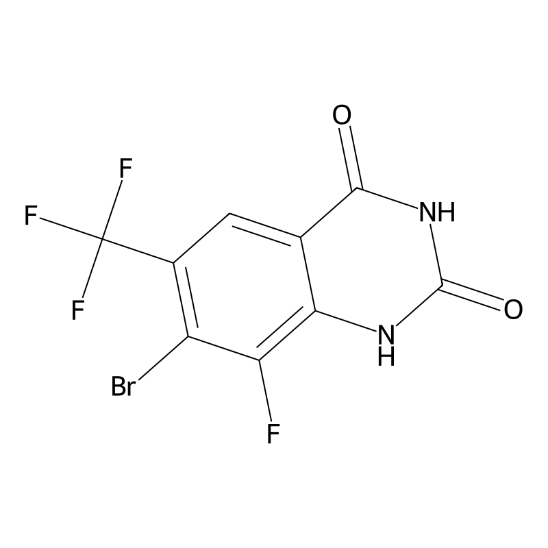 7-Bromo-8-fluoro-6-(trifluoromethyl)quinazoline-2,...