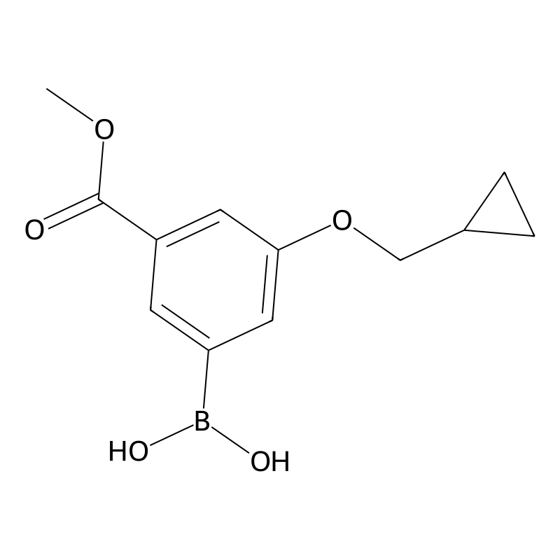 (3-(Cyclopropylmethoxy)-5-(methoxycarbonyl)phenyl)...