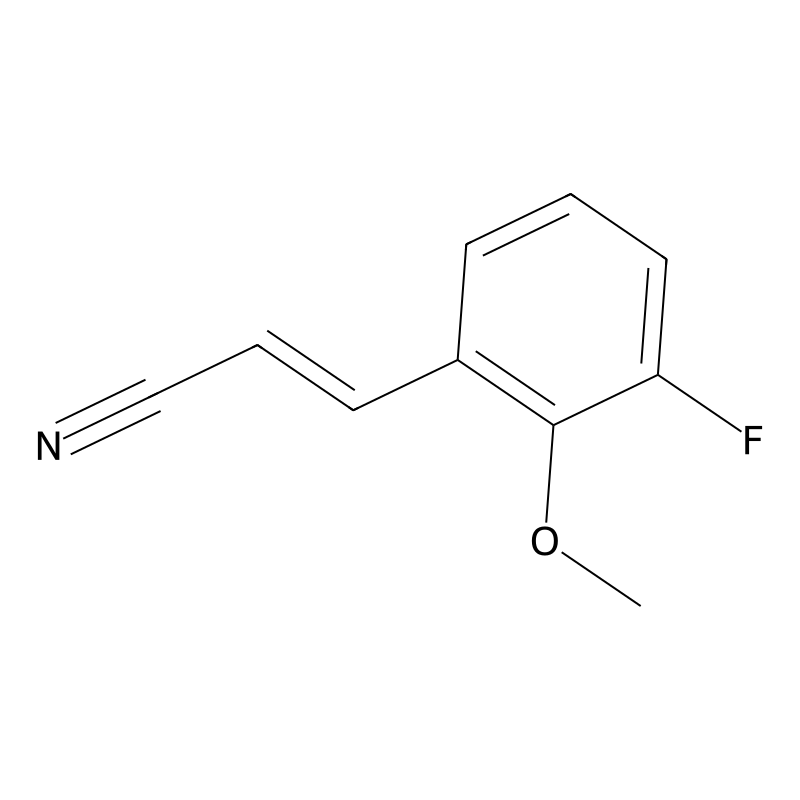 (E)-3-(3-Fluoro-2-methoxyphenyl)acrylonitrile