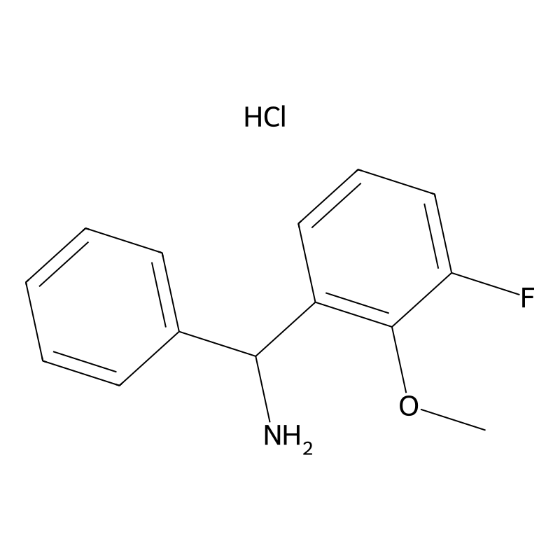 (3-Fluoro-2-methoxyphenyl)(phenyl)methanamine hydrochloride
