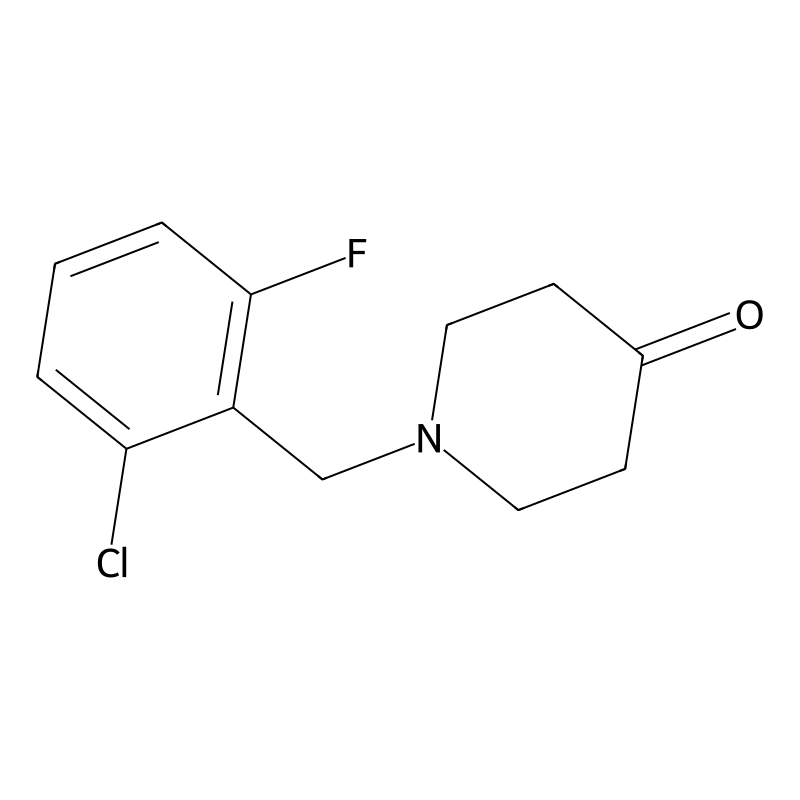 1-[(2-Chloro-6-fluorophenyl)methyl]piperidin-4-one