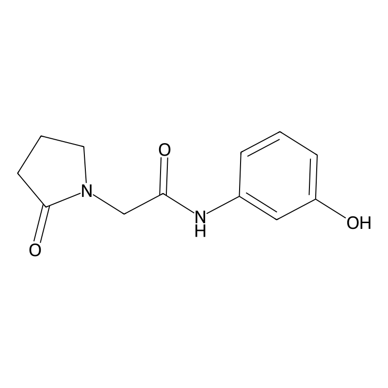 N-(3-hydroxyphenyl)-2-(2-oxopyrrolidin-1-yl)acetam...