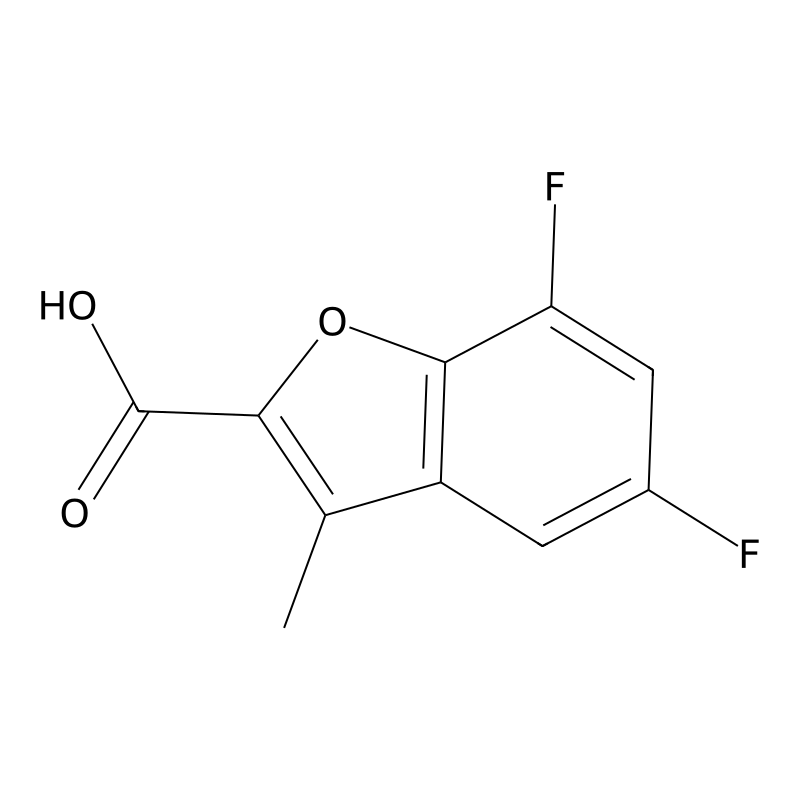 5,7-Difluoro-3-methyl-1-benzofuran-2-carboxylic ac...