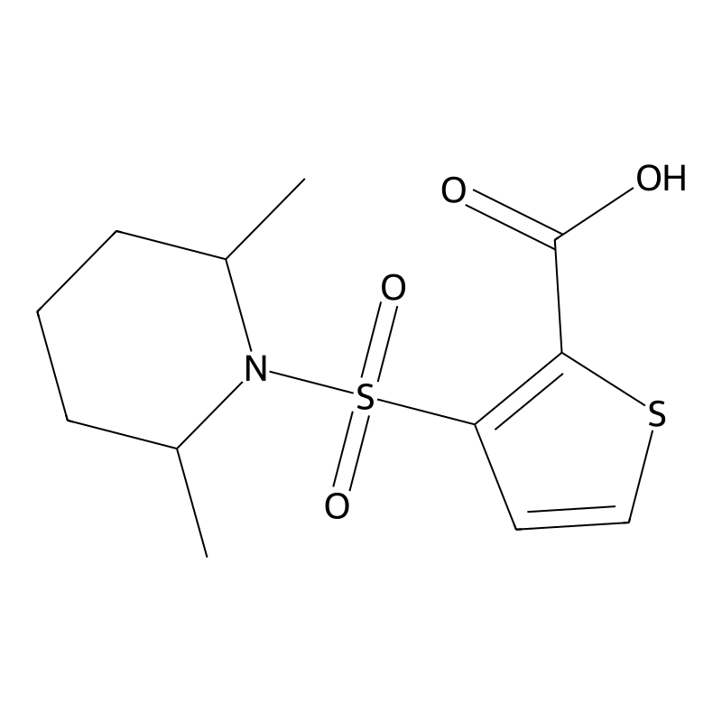 3-[(2,6-Dimethylpiperidin-1-yl)sulfonyl]thiophene-...