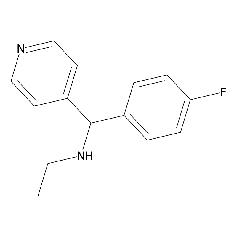 Ethyl[(4-fluorophenyl)(pyridin-4-yl)methyl]amine