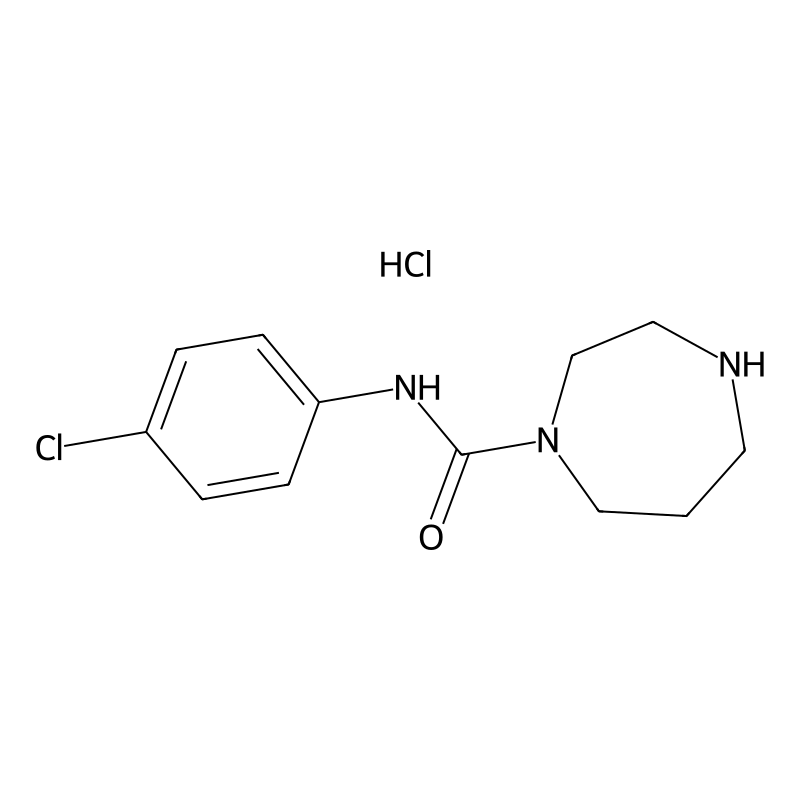 N-(4-chlorophenyl)-1,4-diazepane-1-carboxamide hyd...