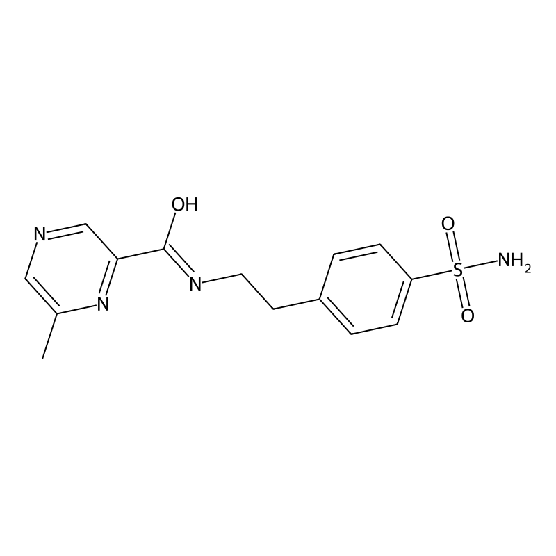 6-Methyl-N-(2-(4-sulfamoylphenyl)ethyl)pyrazine-2-...
