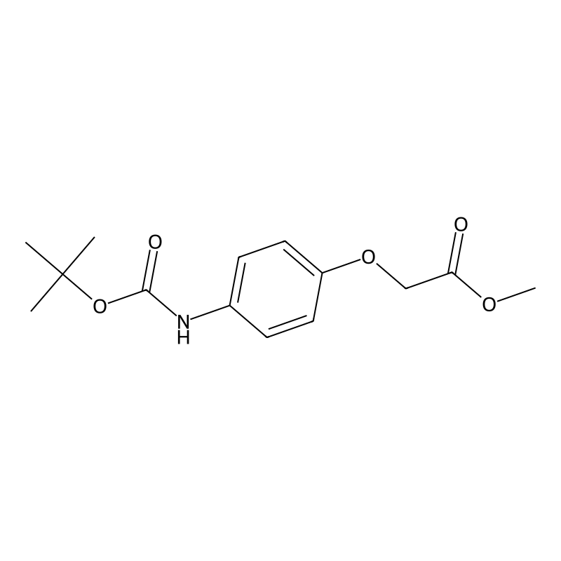 Methyl 2-(4-((tert-butoxycarbonyl)amino)phenoxy)ac...