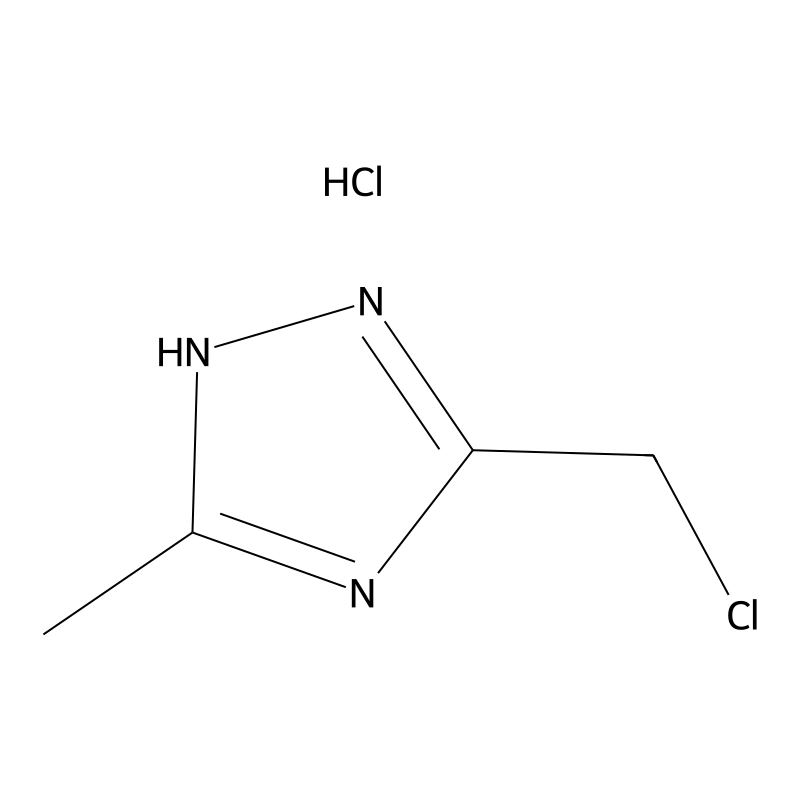 5-(Chloromethyl)-3-methyl-1H-1,2,4-triazole hydroc...