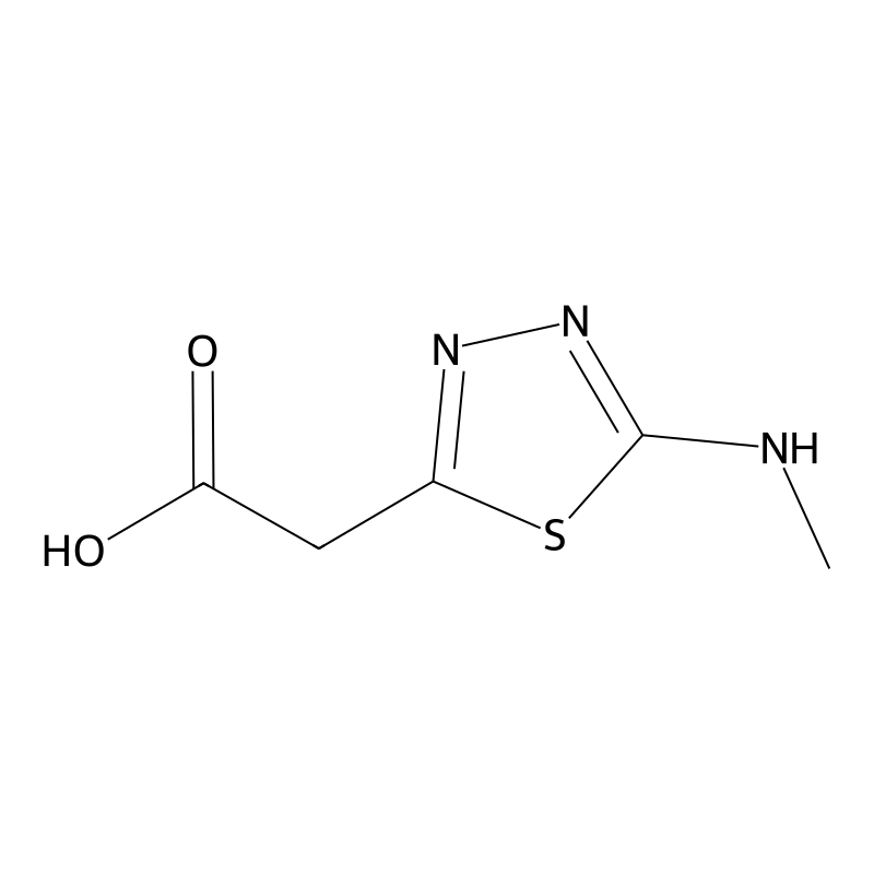 2-[5-(Methylamino)-1,3,4-thiadiazol-2-yl]acetic ac...