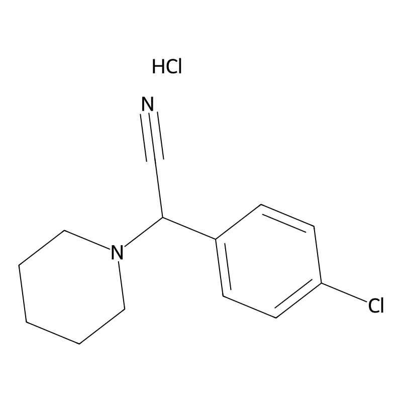 2-(4-Chlorophenyl)-2-(piperidin-1-yl)acetonitrile ...