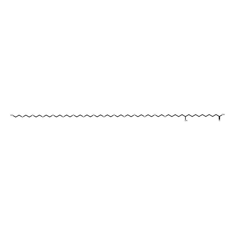 Octadecanoic acid, 12-hydroxy-, polymer with alpha-hydro-omega-hydroxypoly(oxy-1,2-ethanediyl)