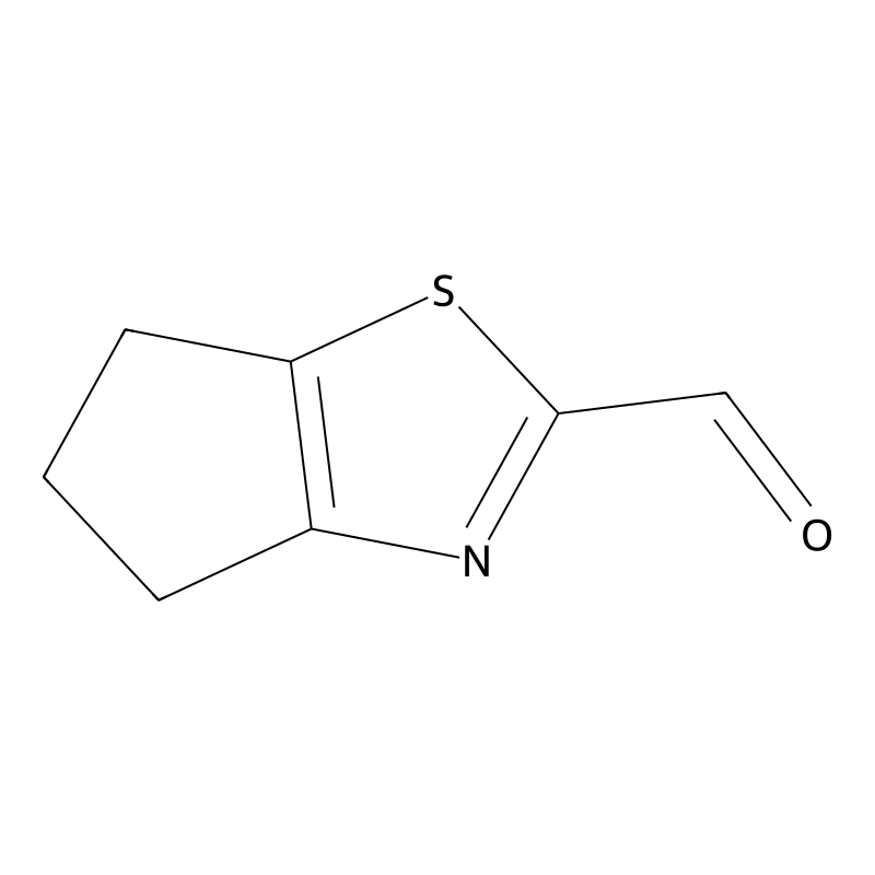 4H,5H,6H-cyclopenta[d][1,3]thiazole-2-carbaldehyde