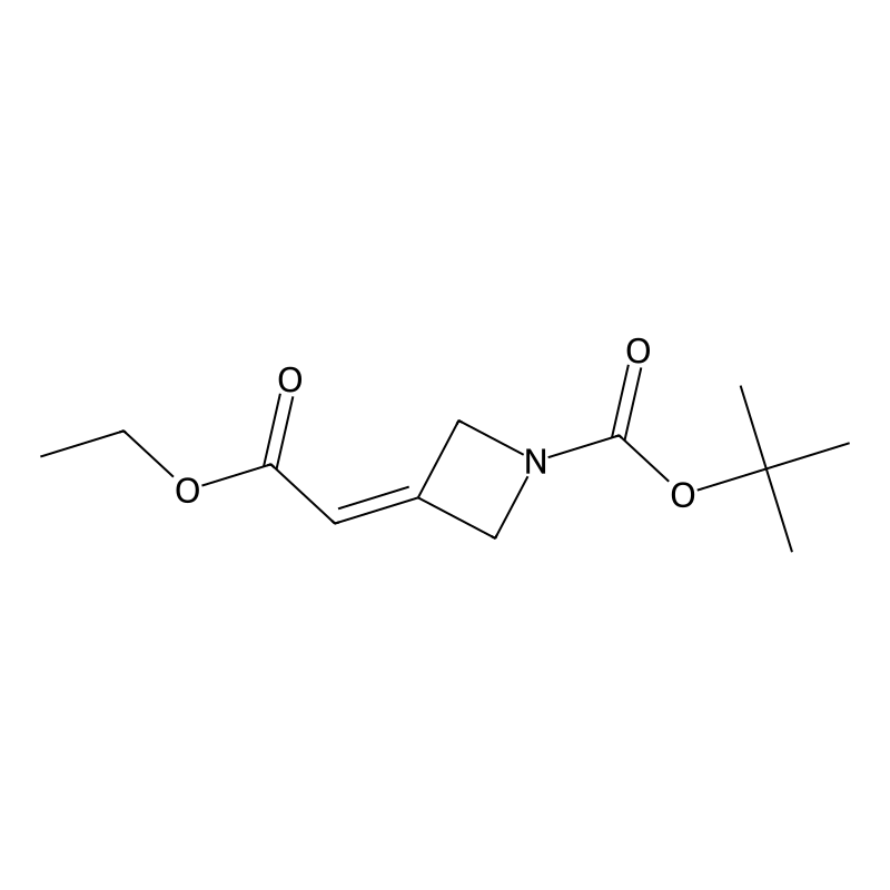 tert-Butyl 3-(2-ethoxy-2-oxoethylidene)azetidine-1...
