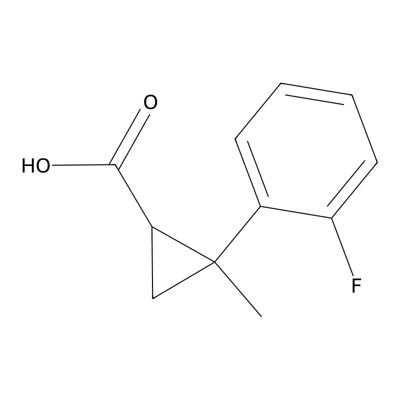 2-(2-Fluorophenyl)-2-methylcyclopropane-1-carboxyl...