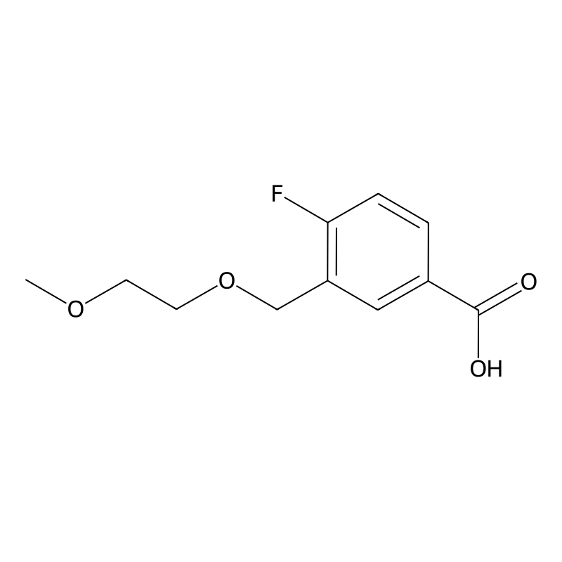 4-Fluoro-3-[(2-methoxyethoxy)methyl]benzoic acid