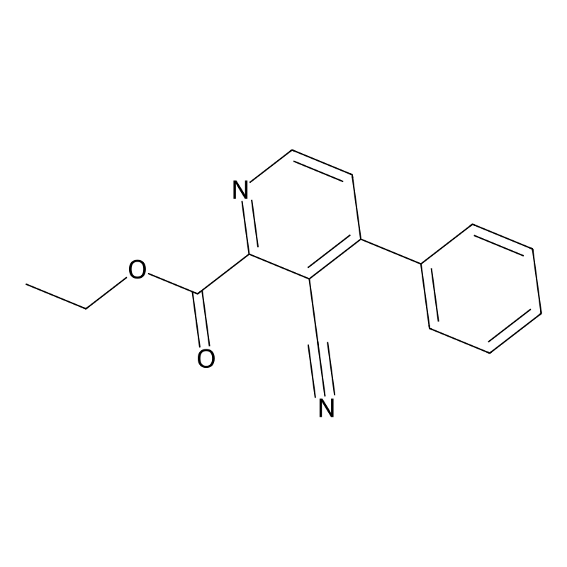 Ethyl 3-cyano-4-phenylpyridine-2-carboxylate