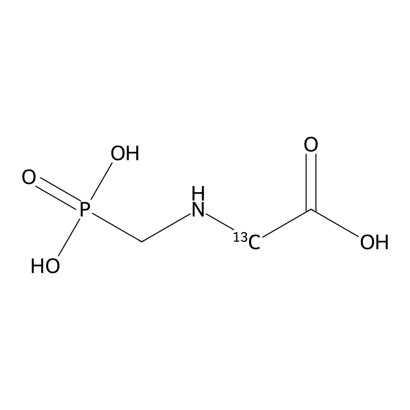 N-(Phosphonomethyl)(2-~13~C)glycine