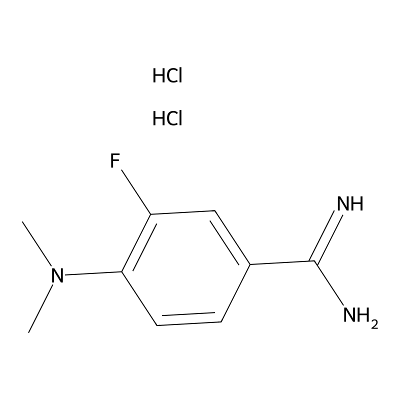 4-(Dimethylamino)-3-fluorobenzene-1-carboximidamid...