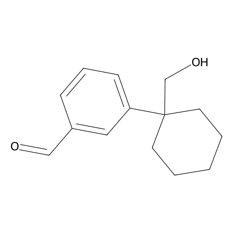 3-(1-(Hydroxymethyl)cyclohexyl)benzaldehyde