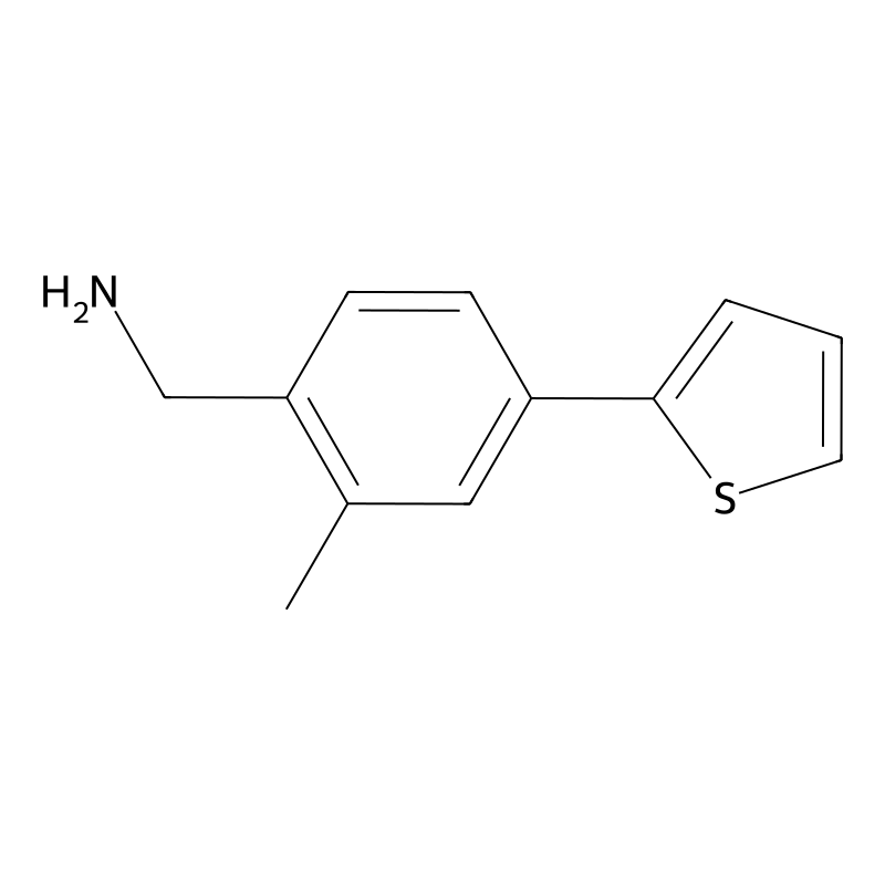[2-Methyl-4-(thiophen-2-yl)phenyl]methanamine