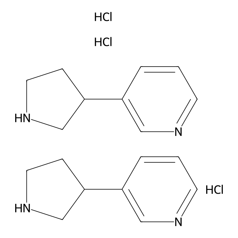 3-Pyrrolidin-3-ylpyridine sesquichloride