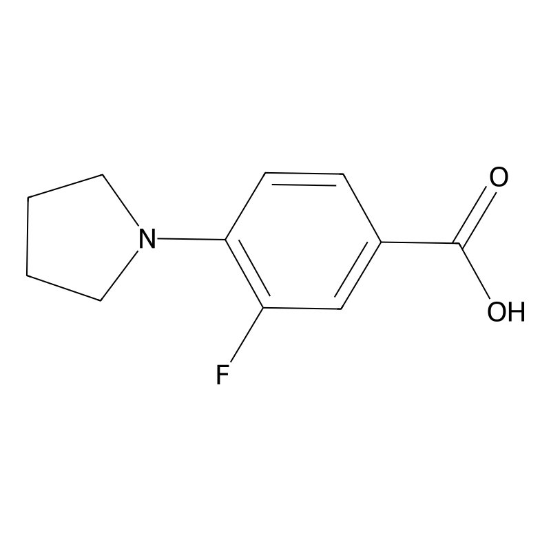 3-Fluoro-4-pyrrolidinobenzoic acid