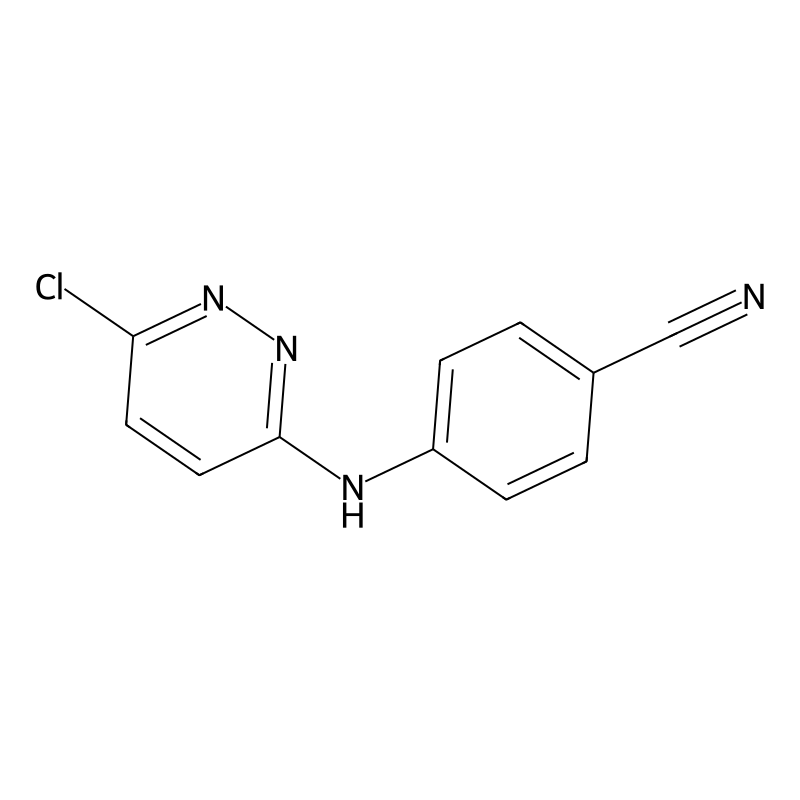 4-[(6-Chloropyridazin-3-yl)amino]benzonitrile