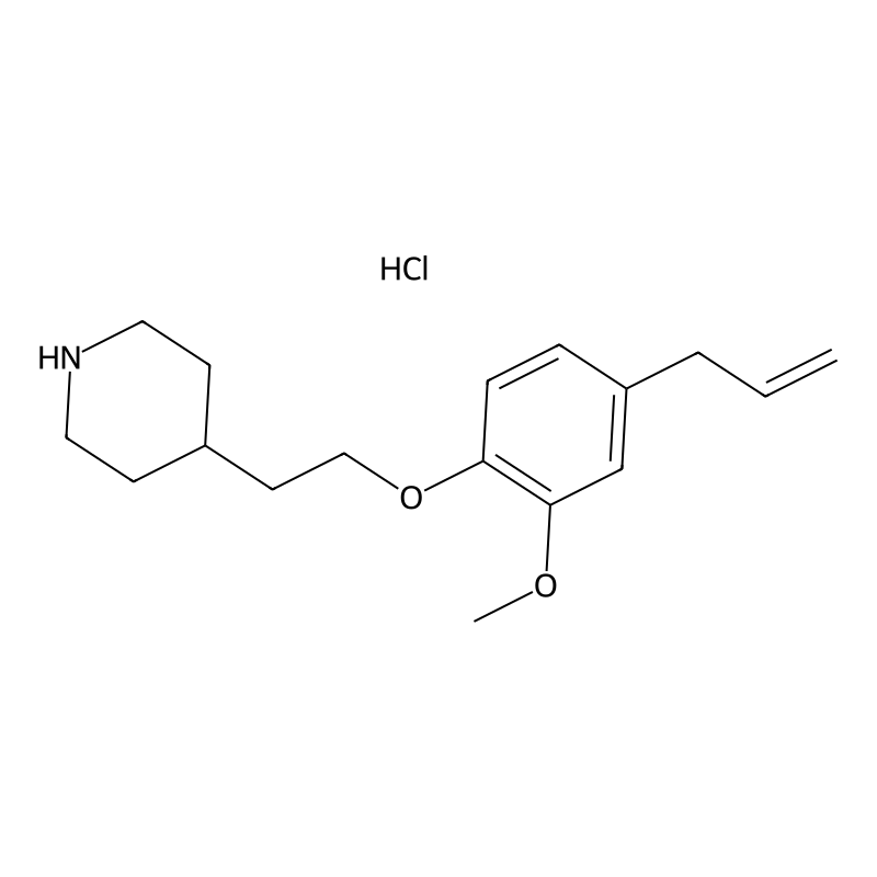 4-[2-(4-Allyl-2-methoxyphenoxy)ethyl]piperidine hy...