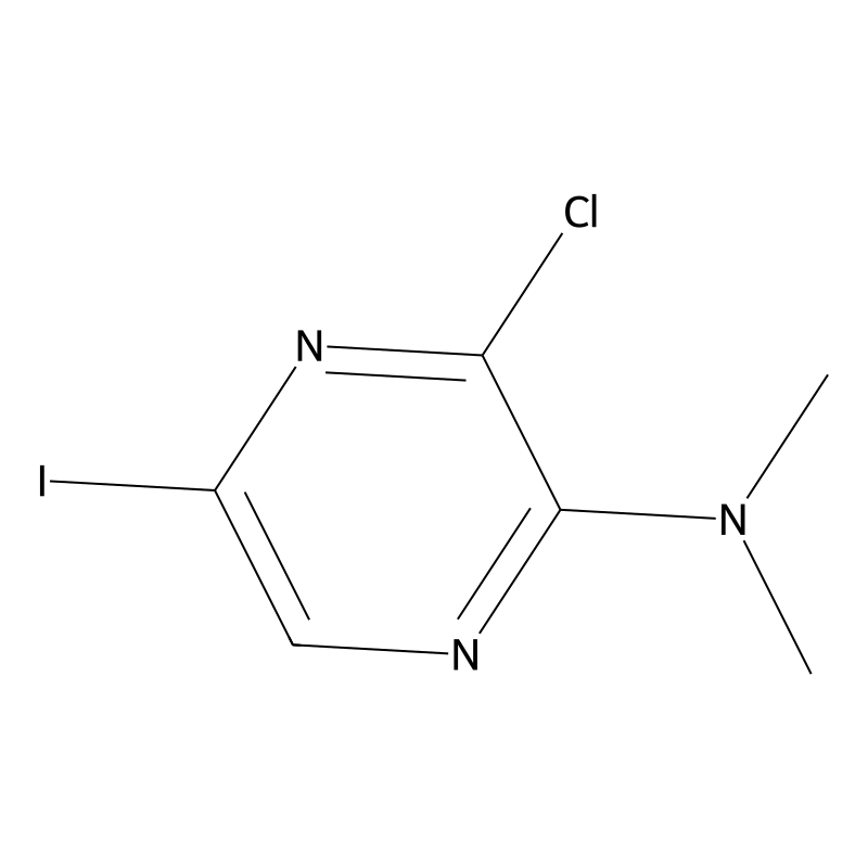 3-chloro-5-iodo-N,N-dimethylpyrazin-2-amine