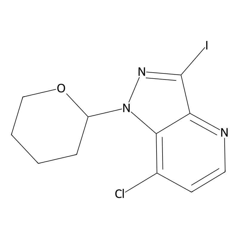 7-Chloro-3-iodo-1-(tetrahydro-2H-pyran-2-yl)-1H-py...