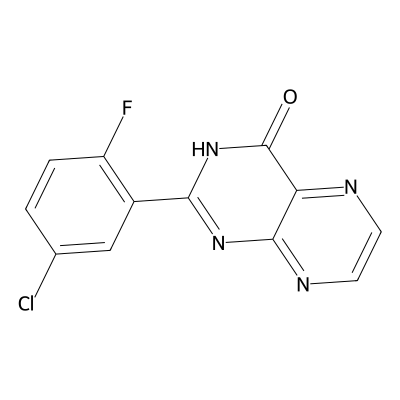 2-(5-Chloro-2-fluorophenyl)pteridin-4(3H)-one