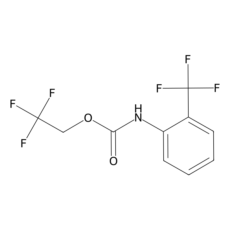 2,2,2-trifluoroethyl N-[2-(trifluoromethyl)phenyl]...