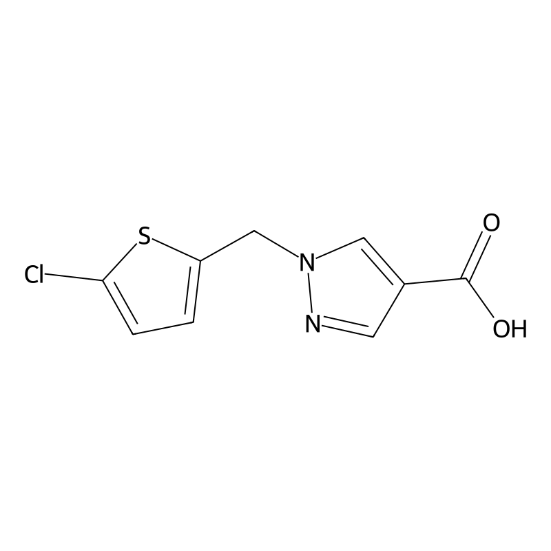 1-[(5-chlorothiophen-2-yl)methyl]-1H-pyrazole-4-ca...