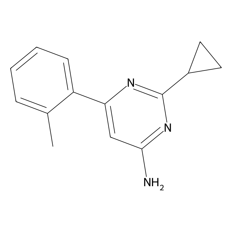2-Cyclopropyl-6-(2-methylphenyl)pyrimidin-4-amine