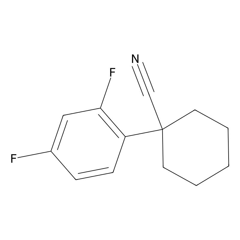 1-(2,4-Difluorophenyl)cyclohexane-1-carbonitrile