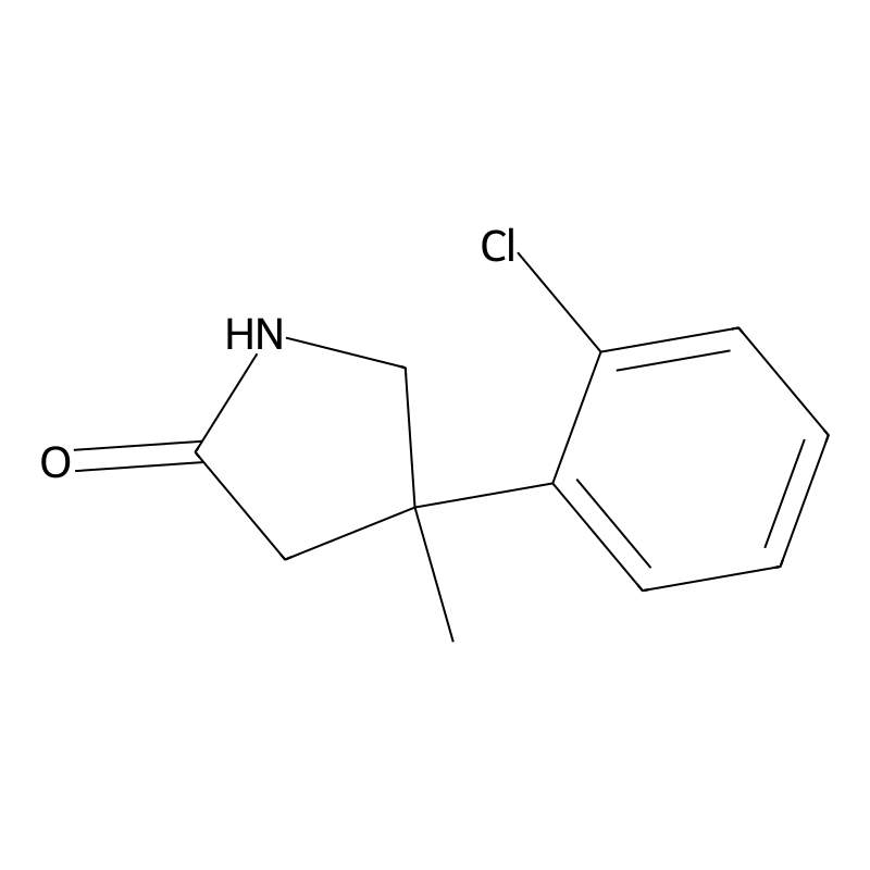 4-(2-Chlorophenyl)-4-methylpyrrolidin-2-one