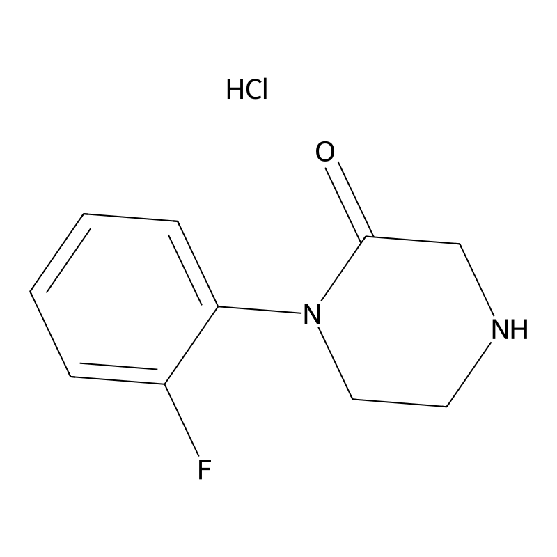1-(2-Fluorophenyl)piperazin-2-one hydrochloride
