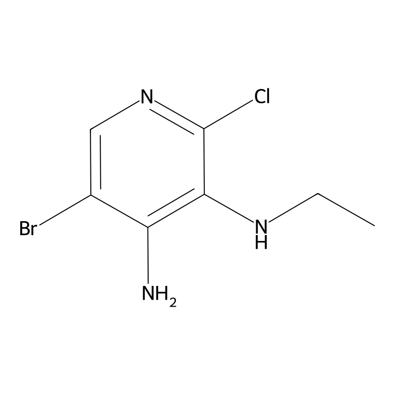 3-Amino-5-bromo-2-chloro-4-ethylaminopyridine