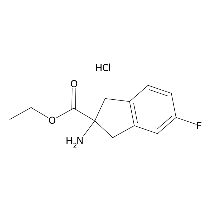 Ethyl 2-amino-5-fluoro-2,3-dihydro-1H-indene-2-car...