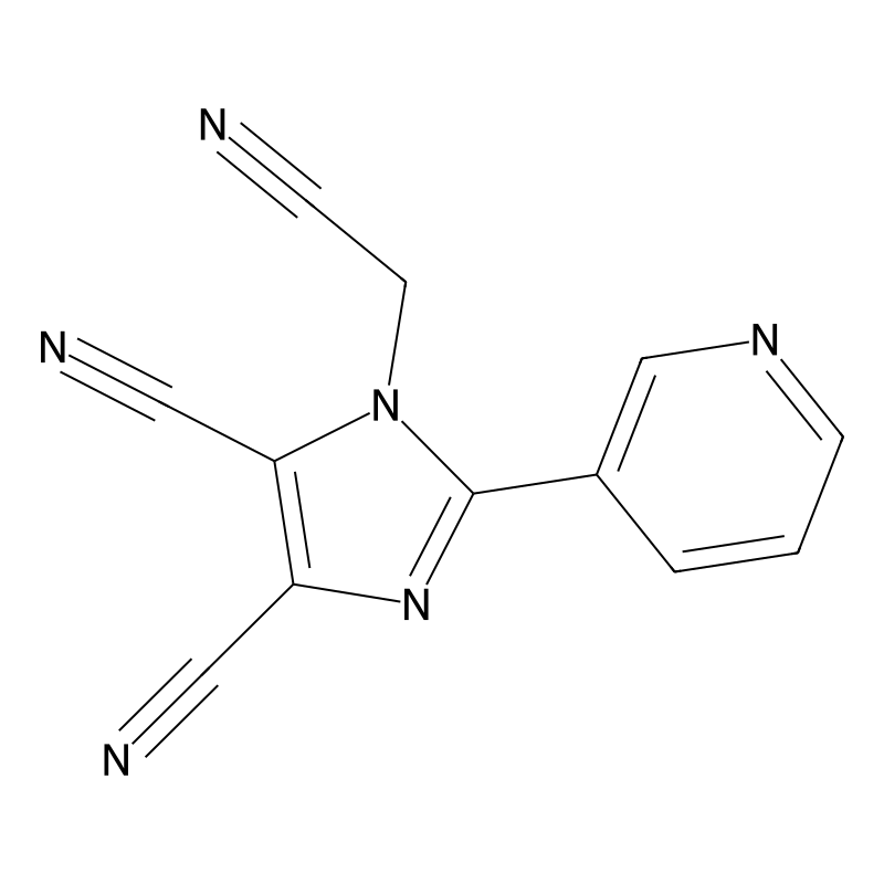 1-Cyanomethyl-4,5-dicyano-2-(3-pyridyl)imidazole