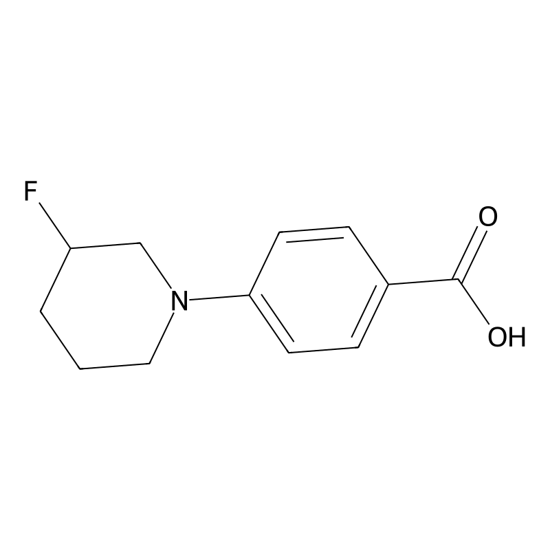 4-(3-Fluoropiperidin-1-yl)benzoic acid