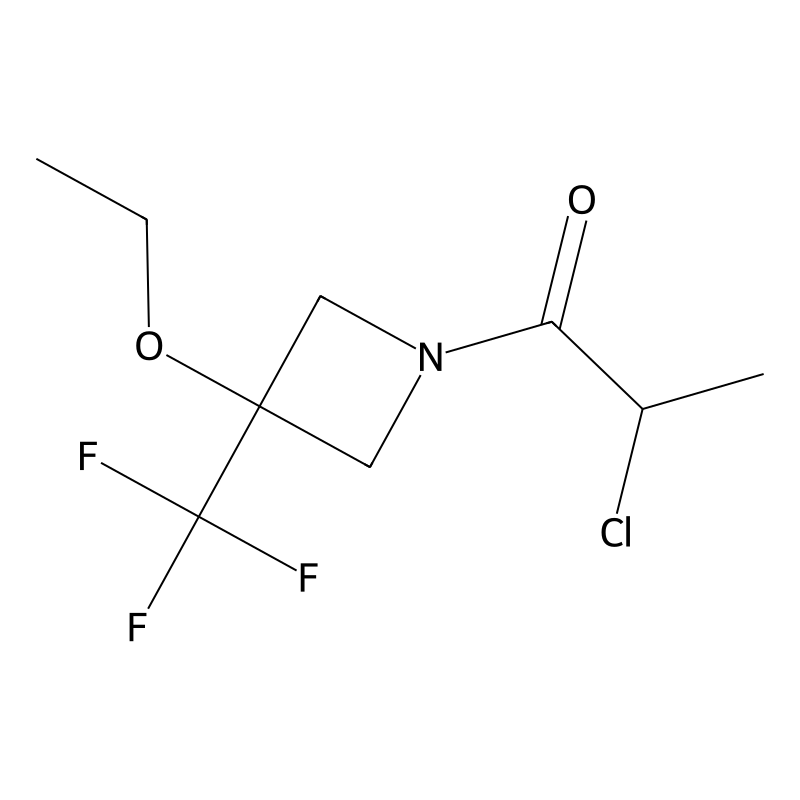 2-Chloro-1-(3-ethoxy-3-(trifluoromethyl)azetidin-1...