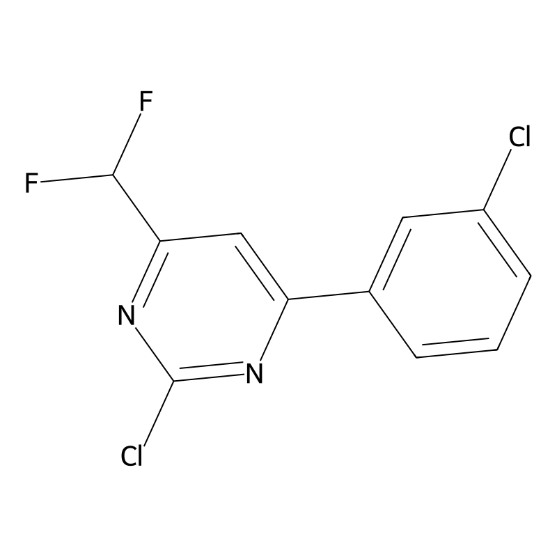 2-Chloro-4-(3-chlorophenyl)-6-(difluoromethyl)pyri...