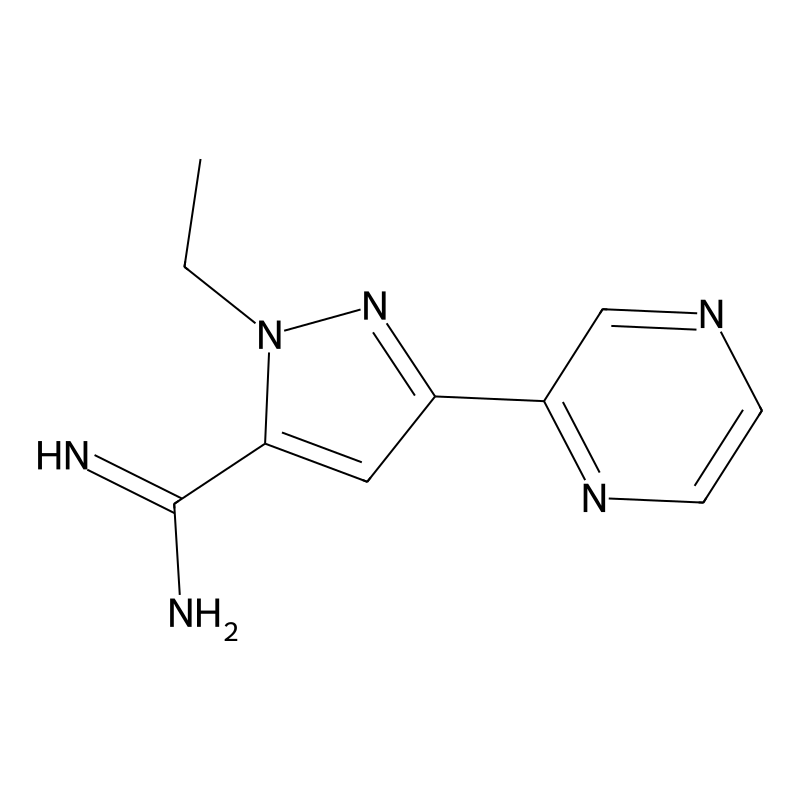 1-ethyl-3-(pyrazin-2-yl)-1H-pyrazole-5-carboximida...