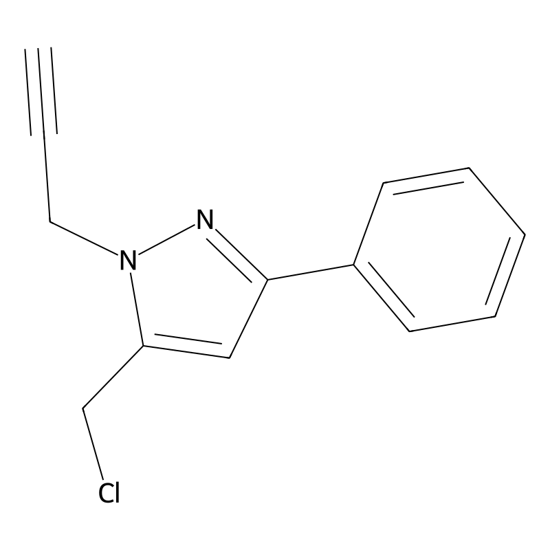 5-(chloromethyl)-3-phenyl-1-(prop-2-yn-1-yl)-1H-py...
